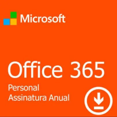 Microsoft Office 365 Personal por R$99,00