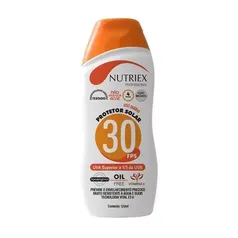 Protetor Bloqueador Solar Fps 30 C/ Repelente 120ml Nutriex