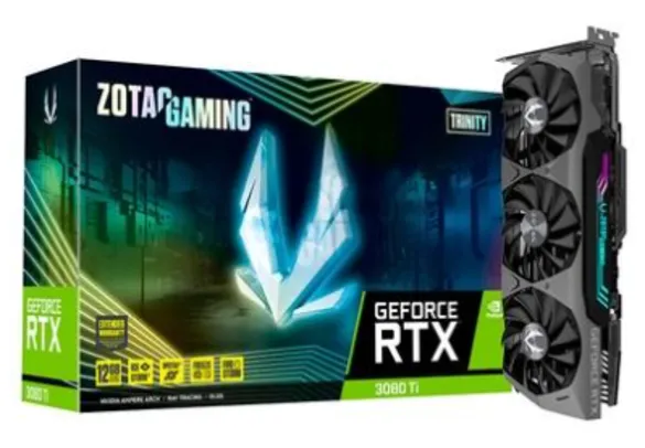 Placa de Vídeo Zotac GEFORCE RTX 3080 Ti LHR, 19Gbps, 12GB GDDR6X | R$10.300