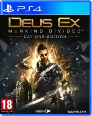 Deus Ex: Mankind Divided - Edição Digital Deluxe PS4 - PSN