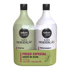 Kit Shampoo Condicionador Litro Salon Line