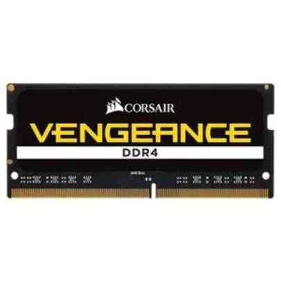 Memória RAM CORSAIR 16 GB 2x8 3000MHz CL18 Notebook (SODDIM) | R$ 560
