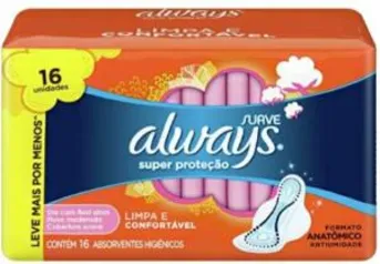 Absorvente Always Super Proteção Suave | R$ 5