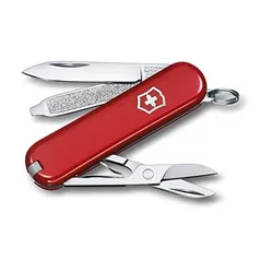 Canivete de bolso Victorinox SD Classic Swiss Army, vermelho, 58 mm