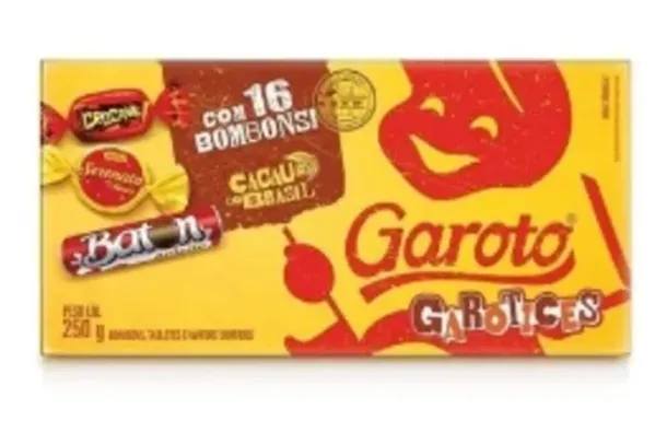 [Leve 6/ Cada R$ 8 ]Caixa de Bombom Garoto 250g