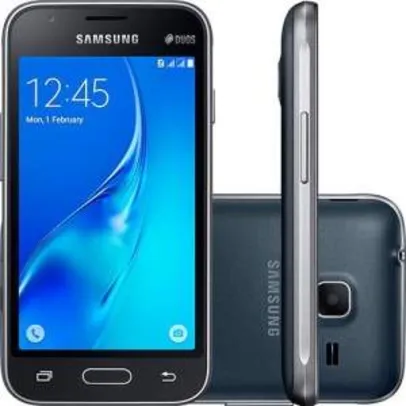 [Shoptime] Smartphone Samsung Galaxy J1 Mini Dual Chip Android 5.1 Tela 4" 8GB 3G Wi-Fi Câmera 5MP - Preto por R$ 379