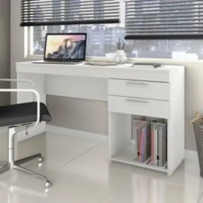 Mesa Escrivaninha 1,20 Office Branco - Notável | R$179