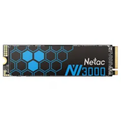 SSD Netac NV3000, 2TB, M.2 NVMe, 2280, Leitura 3300MBs e Gravação 2900MBs, NT01NV3000-2T0-E4X