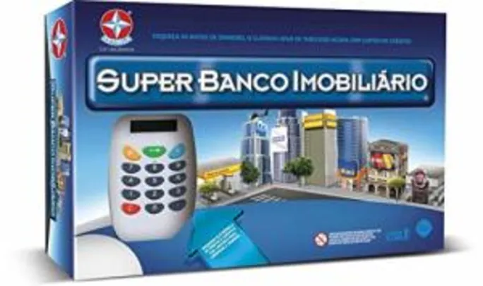 Jogo Super Banco Imobiliário Brinquedos Estrela - R$120