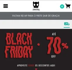 Guia+Coleira ZeeDog até 70% OFF