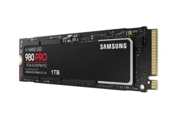 SSD 1TB SAMSUNG 980 PRO M.2 2280 PCI-Express 4.0 x4, NVMe V-NAND - Modelo MZ-V8P1T0B/AM - SSD