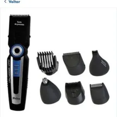 Aparador de Pelos Philco Multi Groom 7 em 1 Bivolt - Preto - R$70