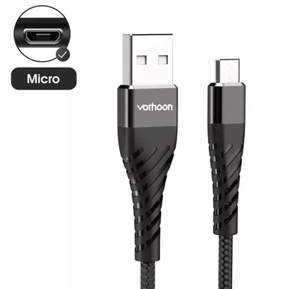 Vothoon micro cabo usb 3a carregamento rápido | R$ 0,33