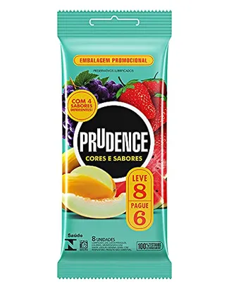 Preservativo Prudence "Mix" Pacote de 8 unidades 