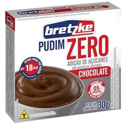 Bretzke Pudim Zero Sabor Chocolate 30g