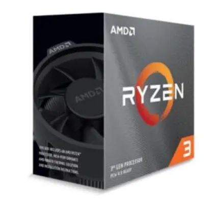 AMD Ryzen 3 3100 3.6GHz (3.9GHz Turbo), 4-Cores 8-Threads