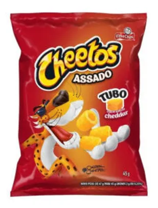 Salgadinho Sabor Queijo Cheddar Elma Chips Cheetos Tubo 45g | R$1,79
