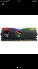 Memória Geil Super Luce 8gb RGB 3000Mhz CL16 - R$284,90