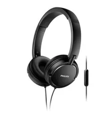 Fone de Ouvido Philips SHL5005/00 com Microfone - Preto R$ 34