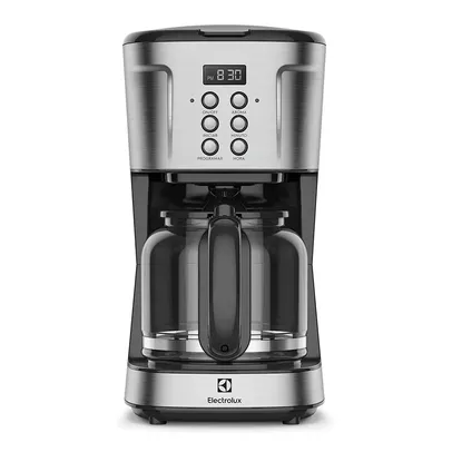 Cafeteira Elétrica Electrolux Digital 38 Xícaras Experience Programável com Timer Cor Inox (ECM30) - 110V ou 220V