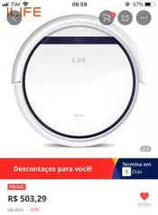 Robô Aspirador iLife R$503