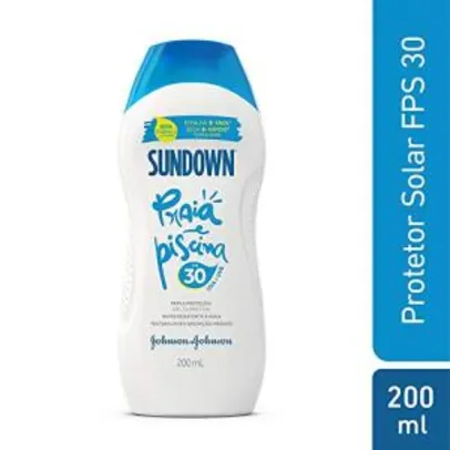 Protetor Solar Praia e Piscina Sundown FPS 30, 200ml | R$ 26