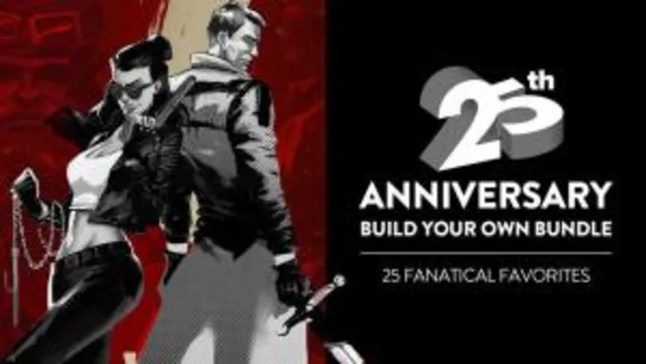 Promoção de aniversário 25 anos fanatical a partir de 1 US$