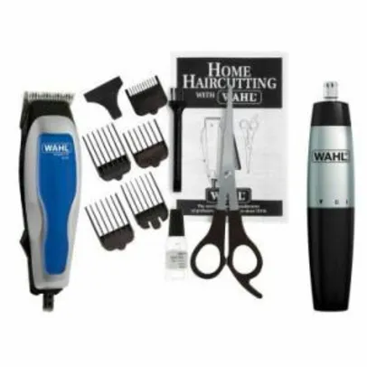  Máquina de cortar cabelo Wahl Home Cut Basic + Aparador de Pelos R$ 59,90