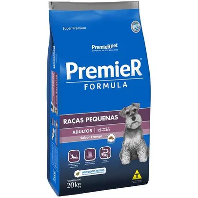 Ração Premier Pet Formula Cães Adultos Raças Pequenas 20kg