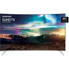 Smart TV LED Curva 55" Samsung Ultra HD 4K 55KS7500 Pontos Quânticos HDR1000 Design 360 por R$ 5605