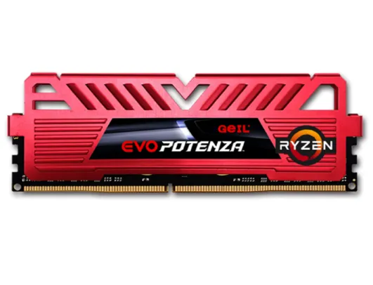 Memória DDR4 Geil Evo Potenza, 8GB 3000MHz, Red, GAPR48GB3000C16ASC