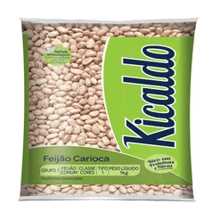 [2 und | R$3,79 cada]Feijao carioca 1KG kicaldo