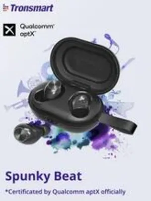 Fone de Ouvido Tronsmart Spunky Beat com Bluetooth 5.0 - R$123