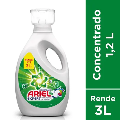 Sabão Líquido Concentrado Ariel Expert 1,2L