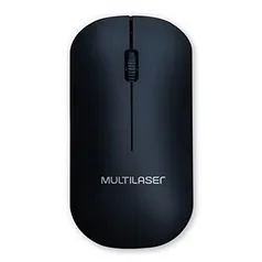 Mouse sem Fio Slim Box Conexão USB 1200DPI 3 Botões Box Preto - MO307