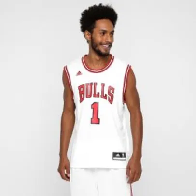 Camiseta Regata NBA Adidas Bulls Home Rose R$79