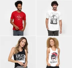 4 CAMISAS OU ACESSÓRIOS DO DEPARTAMENTO POR APENAS R$99