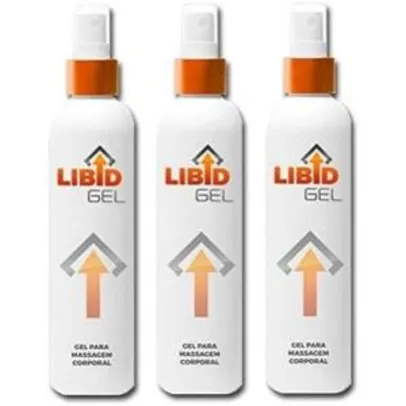 Kit 3 Libid Gel - Gel Para Aplicações Em Exercicíos Penianos R$272