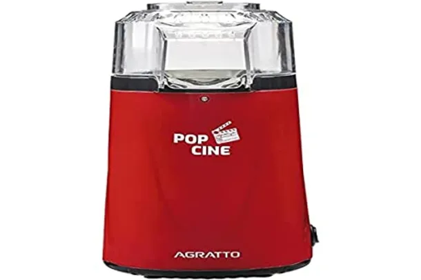 PIPOQUEIRA PO CINE PP01 VERMELHO COM DOSADOR 1200W 127V AGRATTO