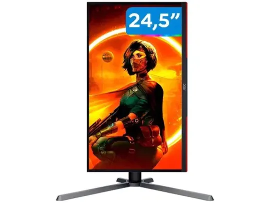 [ Do Brasil ]  Monitor Gamer AOC Destiny 24,5” 240Mhz Full HD