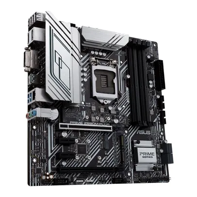 Placa Mãe Asus PRIME Z590M-PLUS, Intel LGA1200, mATX, DDR4 | R$1405