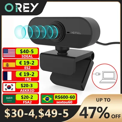 Webcam 1080p FULL HD Orey