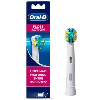 Refil de Escova Dental Elétrica Oral-B Floss Action - 2 Unidades
