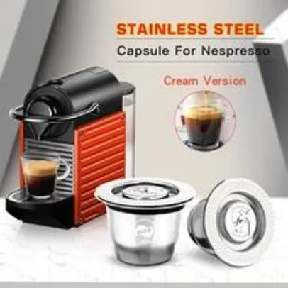 Saindo por R$ 44: Capsula Reutilizável em Inox para Nespresso ICafilasSVIP | R$44 | Pelando