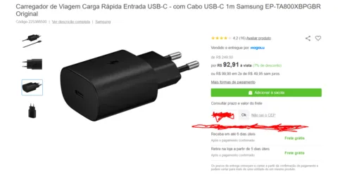 Imagen na descrição da promoção