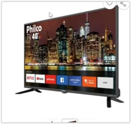 [Reembalado] Smart TV LED 40” Philco PTV40M60SN Full HD | R$ 960
