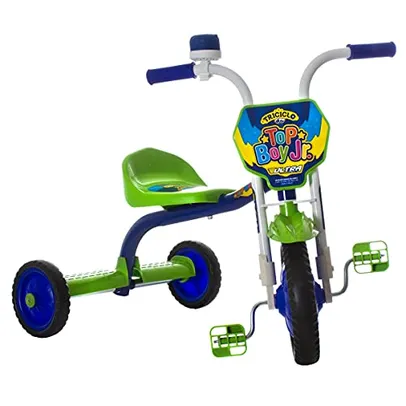 Triciclo Ultra Bike Top Boy Jr Velotrol Azul/Verde