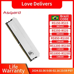 Memória Ram Asgard T3 - 1x16gb 3200MHz