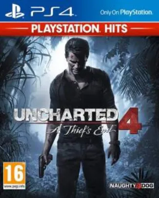 [App] Game Uncharted 4 A Thief's End Hits - PS4 R$40