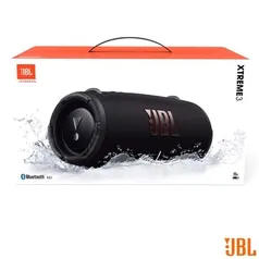 Caixa de Som Portátil com Bluetooth JBL Xtreme 3 com Potência de 50W Preto - JBLXTREME3BLKBR